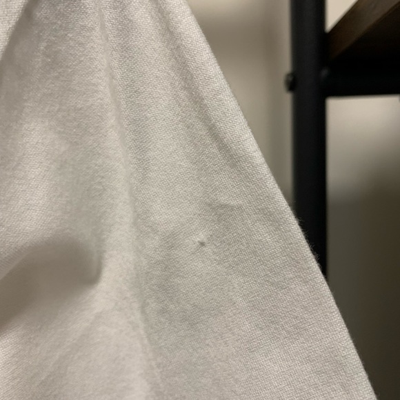 TOGA PULLA white tee shirt with synthetic leather fringe - Picture 5 of 5